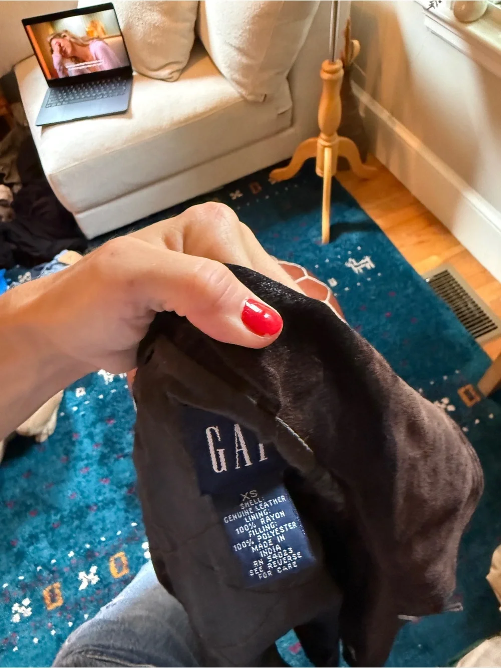 GAP suede shirt